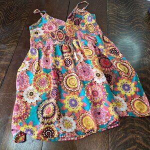 Bella Girls Boho Mandala Floral Sundress - Size XL